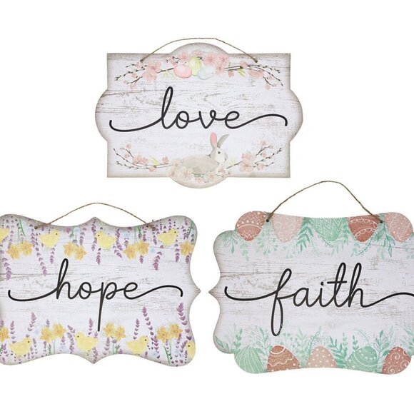 Love, Hope, and Faith Signs - Picture 1 of 4